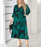 Платье на запах для полных VLT-1625A700