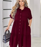 Платье миди на пуговицах  VLT-1627A750