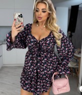 Сукня міні зі спідницею клеш YM-7064A12