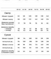 Костюм двійка (сукня та светр) NJ-VTI-5280A720