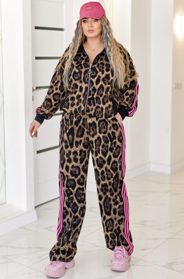 Спортивный костюм леопардовый VOJ-324A850