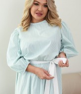 Свободное платье с поясом YS-2127A590B670