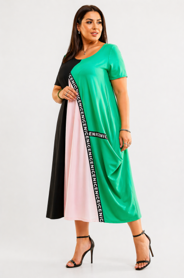 Модное свободное платье NJ-573A200