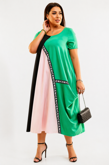 Модное свободное платье NJ-573A200