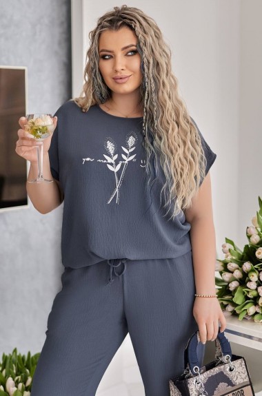 Шикарный брючный костюм VLT-1909A700