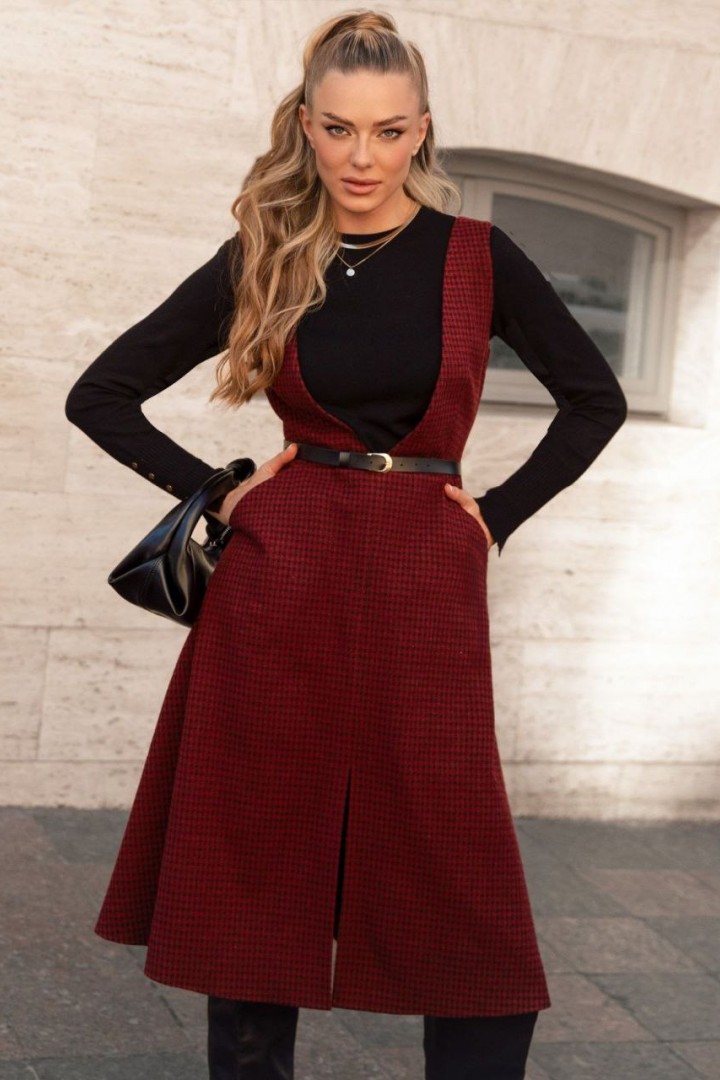 Сарафан у  клітинку  NJ-72A710