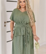 Красивый женский костюм с юбкой  VLT-1901.1A650