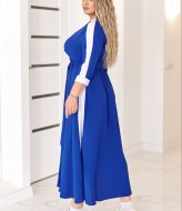 Длинное платье на запах VOJ-1008A600