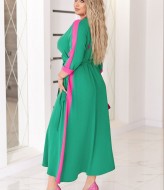 Длинное платье на запах VOJ-1008A600