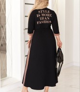 Длинное платье на запах VOJ-1008A600