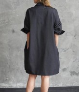 Платье - оверсайз “Black Minimal”  AM-3330A700