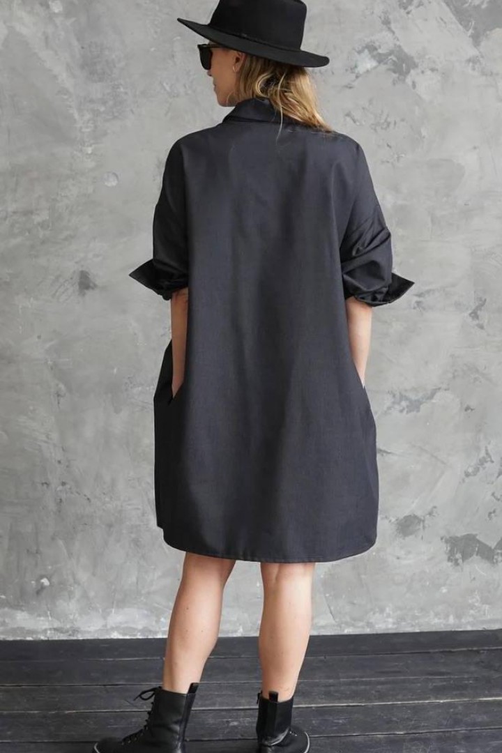 Сукня-оверсайз “Black Minimal”  AM-3330A700