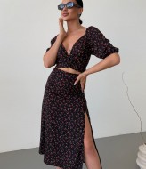 Летний костюм с юбкой VMS-0144A440