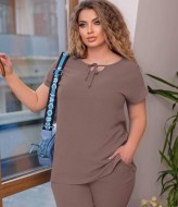 Летний женский брючный костюм  AO-2205.1A500