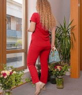 Летний женский брючный костюм  AO-2205.1A500