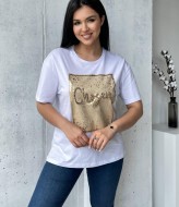 Футболка из хлопка  AMU-006A249