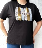 Футболка женская со стразами  AMU-007A270