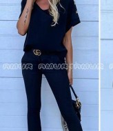 Футболка  с пуговицами AMU-545A199