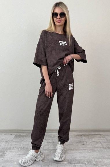 Спортивный костюм с коротким рукавом LYK-R05710A750