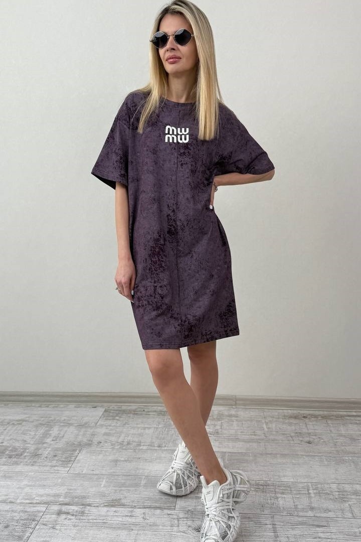 Женское платье футболка LYK-R0572A500