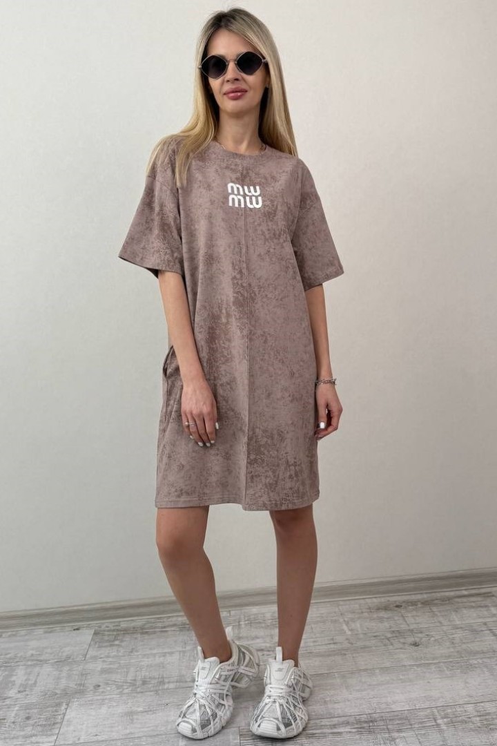 Женское платье футболка LYK-R0572A500