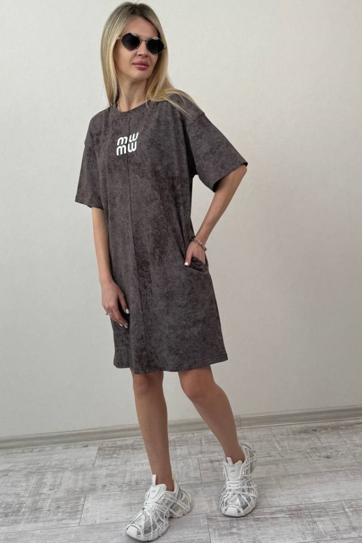 Женское платье футболка LYK-R0572A500