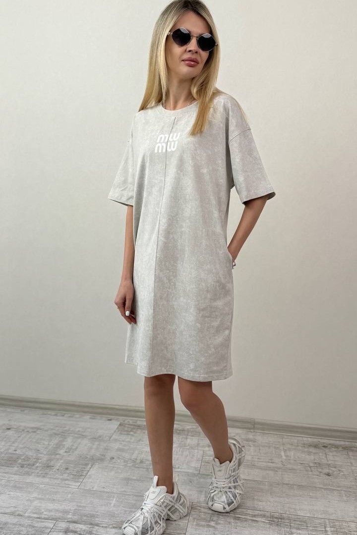 Женское платье футболка LYK-R0572A500