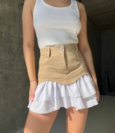 Юбка с оборкой FL-2104A440