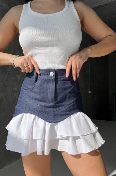 Юбка с оборкой FL-2104A440