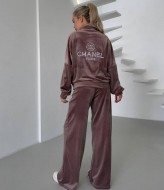 Костюм спортивный велюровый женский   JK-2025A699