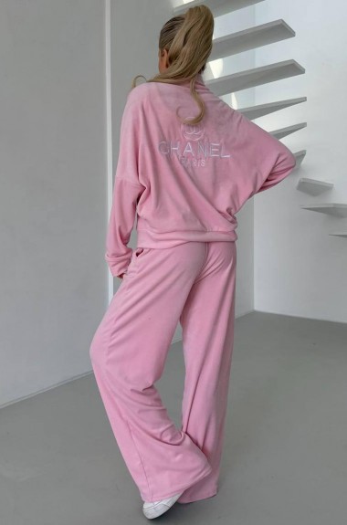 Костюм спортивный велюровый женский JK-2025A699 Костюм спортивный велюровый женский JK-2025A699