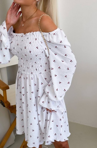 Платье с оголенными плечами  JK-2049A599