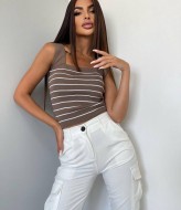 Майка в полоску  AMU-3681A120  