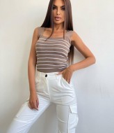 Майка в полоску  AMU-3681A120  