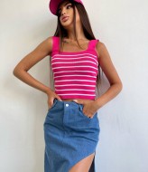 Майка в полоску  AMU-3681A120  