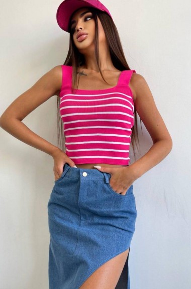 Майка в полоску  AMU-3681A120  