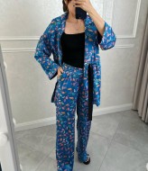 Шёлковый костюм  AMU-391A550