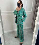 Шёлковый костюм  AMU-391A550