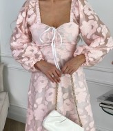 Нежное розовое платье  SOL-2812A700