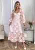 Нежное розовое платье  SOL-2812A700