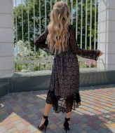 Кружевное платье длинное  SOL-2517A300