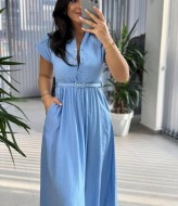 Однотонное платье  AMU-939.1939A450