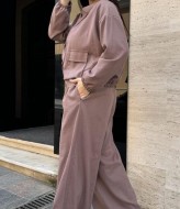 Костюм с широкими брюками  AM-6759A770