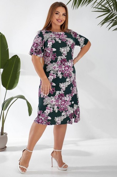 Летнее платье с разрезом на ноге AO-2514A480 Летнее платье с разрезом на ноге AO-2514A480