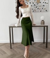 Юбка миди шелковая  AMU-883.1883A299