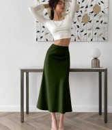 Юбка миди шелковая  AMU-883.1883A299