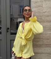 Муслиновый летний костюм  ANB-492A500