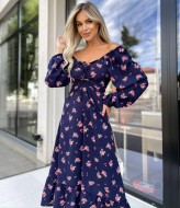 Платье со шнуровкой  SOL-2536.3A500