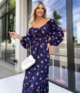 Платье со шнуровкой  SOL-2536.3A500