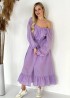 Платье сиреневое SOL-2977A500